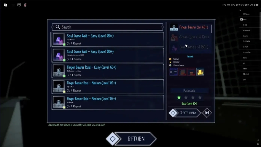 Jujutsu Infinite cách farm tiền nhanh chóng nhất