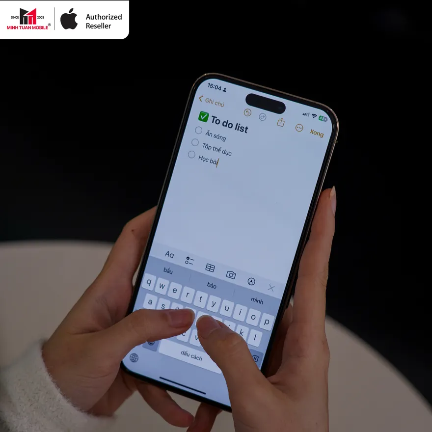 Tính năng bảo vệ mắt tối ưu chỉ iPhone 16 có