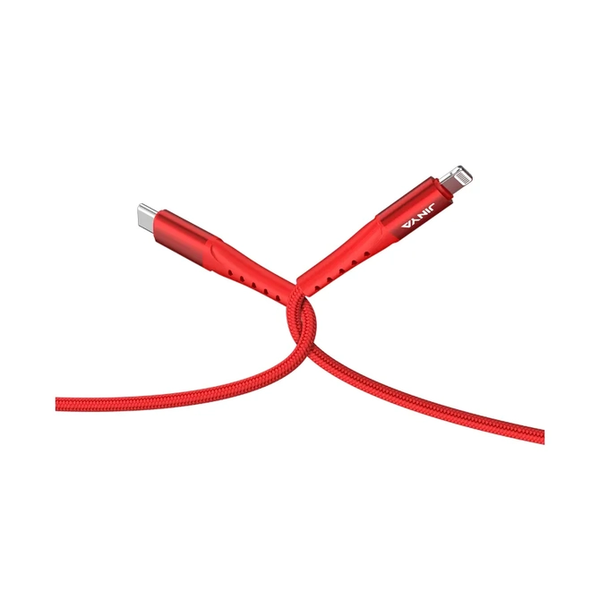 Cáp Type-C to Lightning Jinya Bọc Dù 1.8m