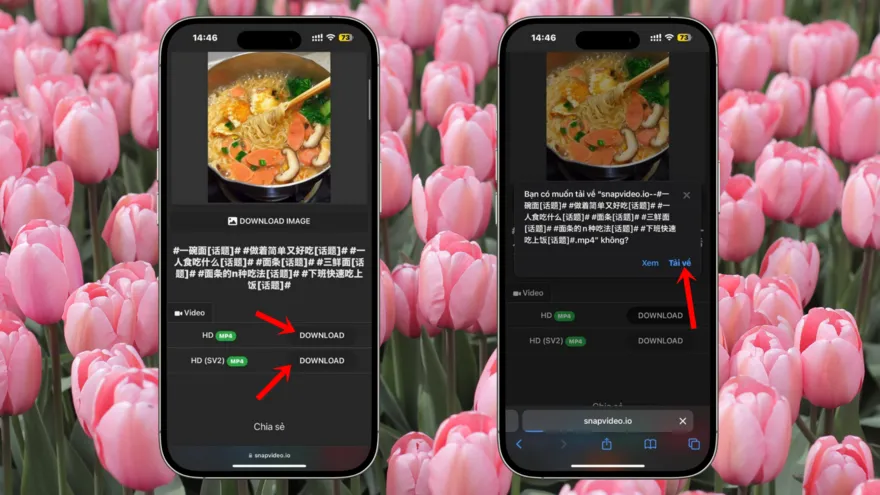Cách tải video từ Xiaohongshu về điện thoại