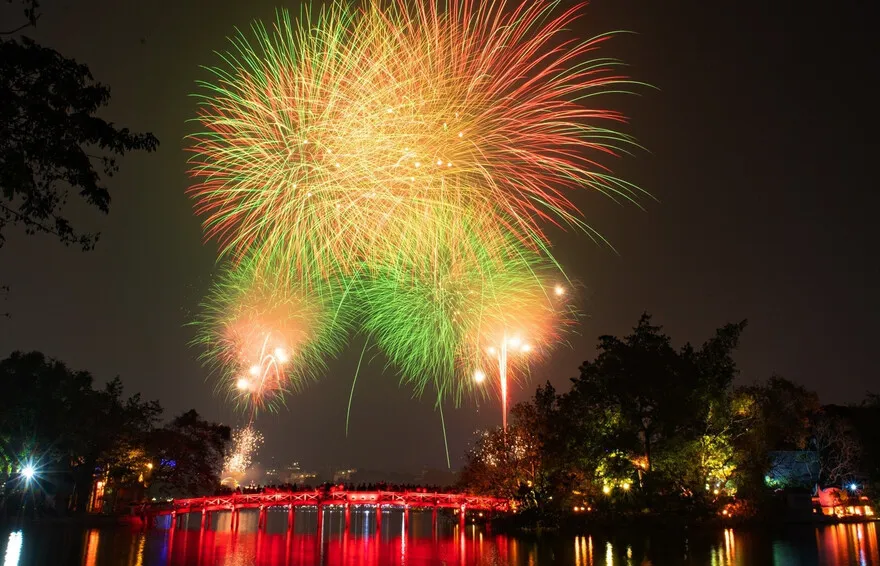 Địa điểm bắn pháo hoa Hà Nội Tết Ất Tỵ 2025