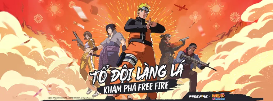 Free Fire: Rò rỉ lịch ra mắt tất cả skin Naruto