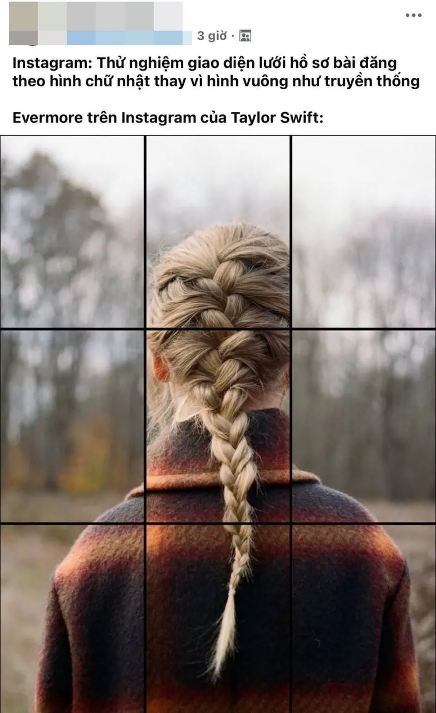 Cách cứu feed ảnh Instagram về giống tỷ lệ vuông