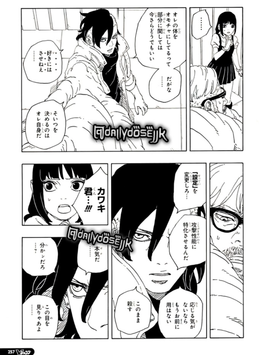 Spoiler Boruto chap 98
