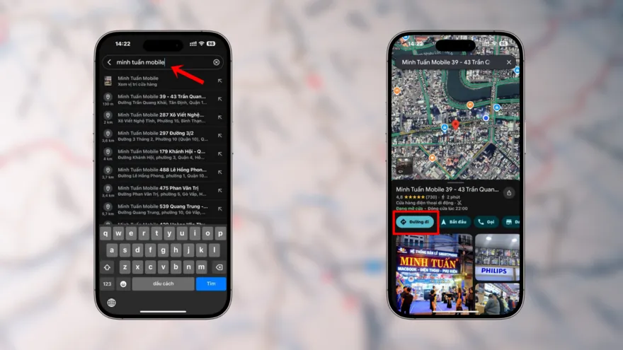 Cách tìm đường ngắn nhất trên Google Maps