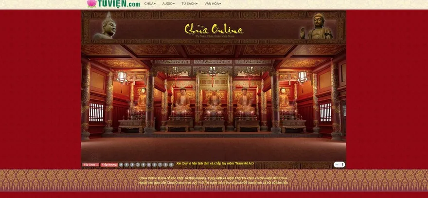 Những trang đi chùa online dành cho dịp Tết