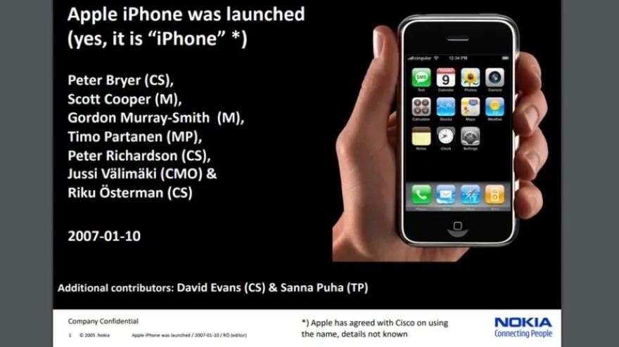 Tài liệu nội bộ hé lộ nỗi sợ iPhone của Nokia năm 2007
