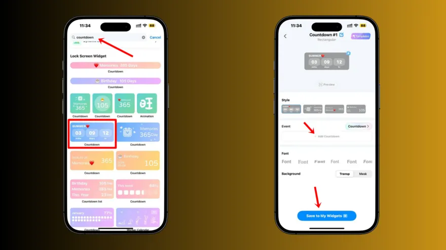 Cách cài đếm ngược đến mùng 1 Tết trên iPhone