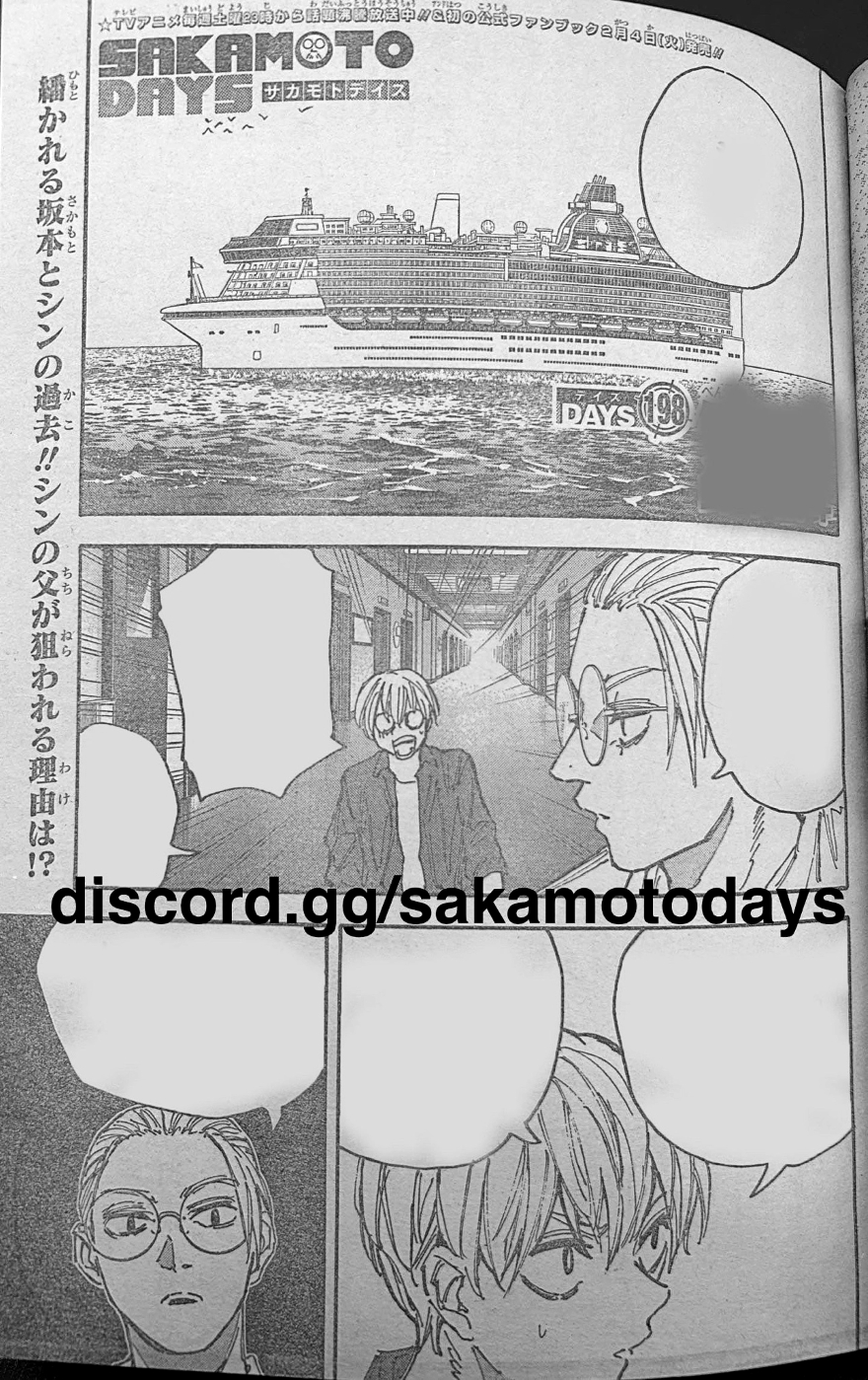 Spoiler Sakamoto Days chap 198