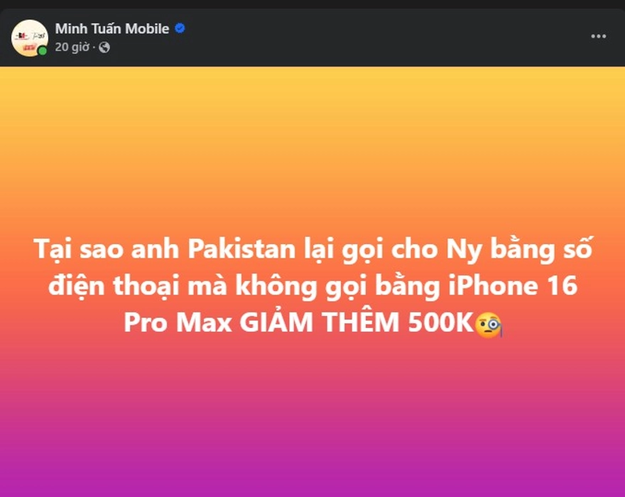 Tại sao anh Pakistan không gọi Ny bằng số điện thoại