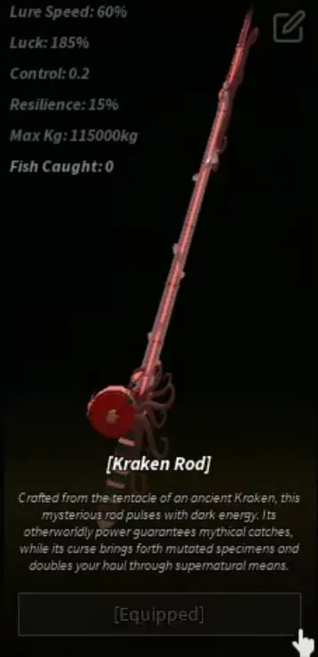 Cách sở hữu Kraken Rod trong Fisch Roblox