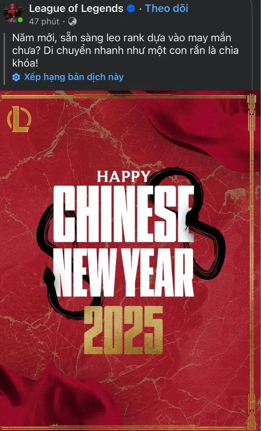 Hành quyết loạt game hot vì câu chúc Chinese New Year