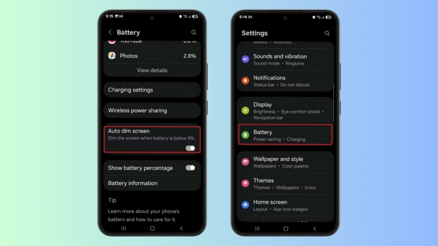 Chế độ tiết kiệm pin thông minh và linh hoạt hơn one UI 7