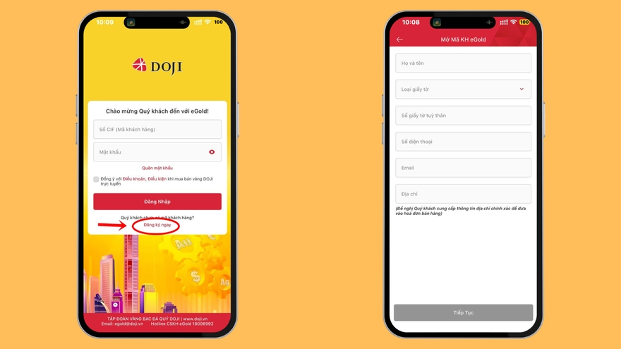Cách mua vàng online ngày vía Thần Tài
