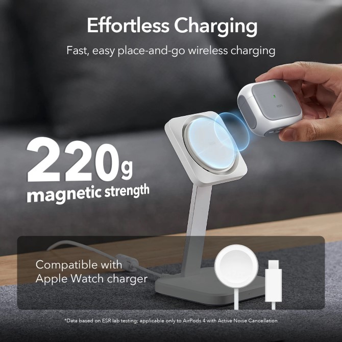 Ốp dẻo AirPods 4 ESR Orbit Hybrid (HaloLock)