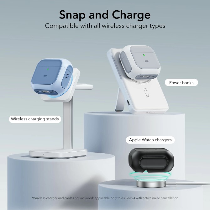 Ốp dẻo AirPods 4 ESR Orbit Hybrid (HaloLock)