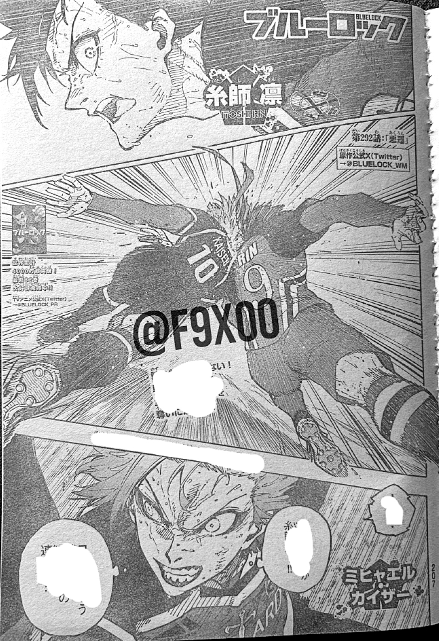spoiler Blue Lock chap 292