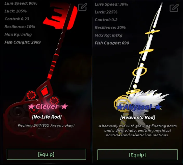 Cách nhận Hexed và Abyssal Enchant Relics trong Fisch