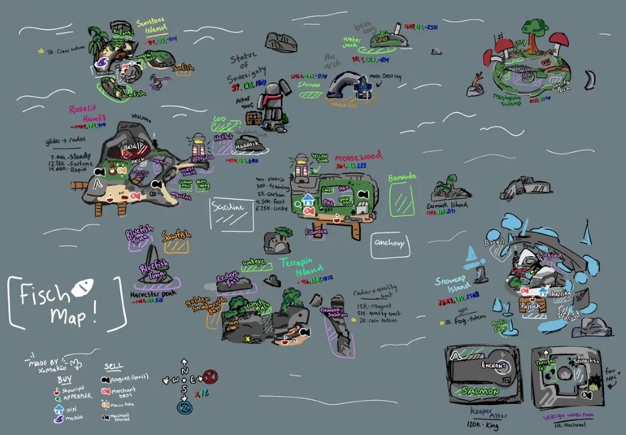 Hướng dẫn chi tiết cách bắt từng loại cá trong Fisch Roblox