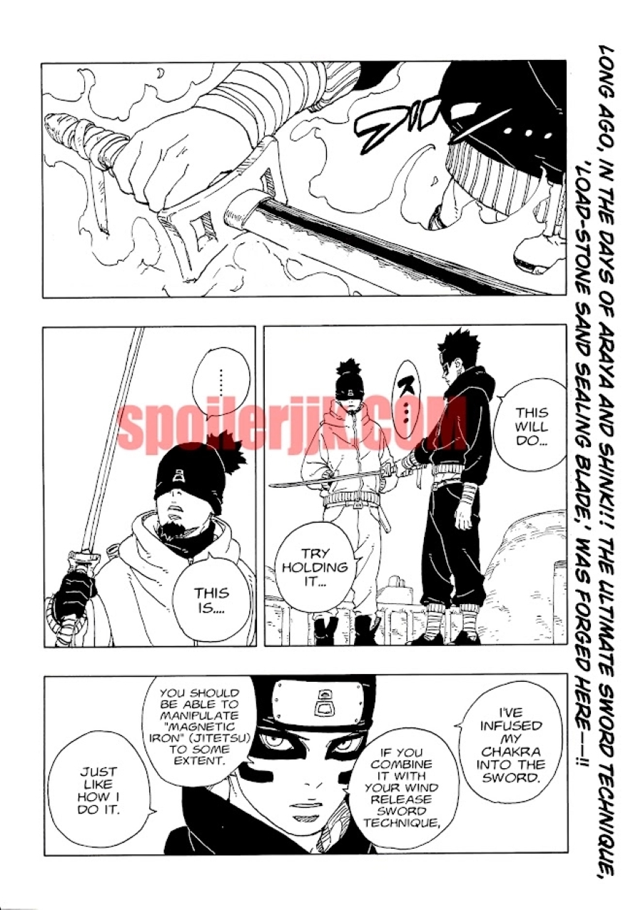 Spoiler Boruto chap 99