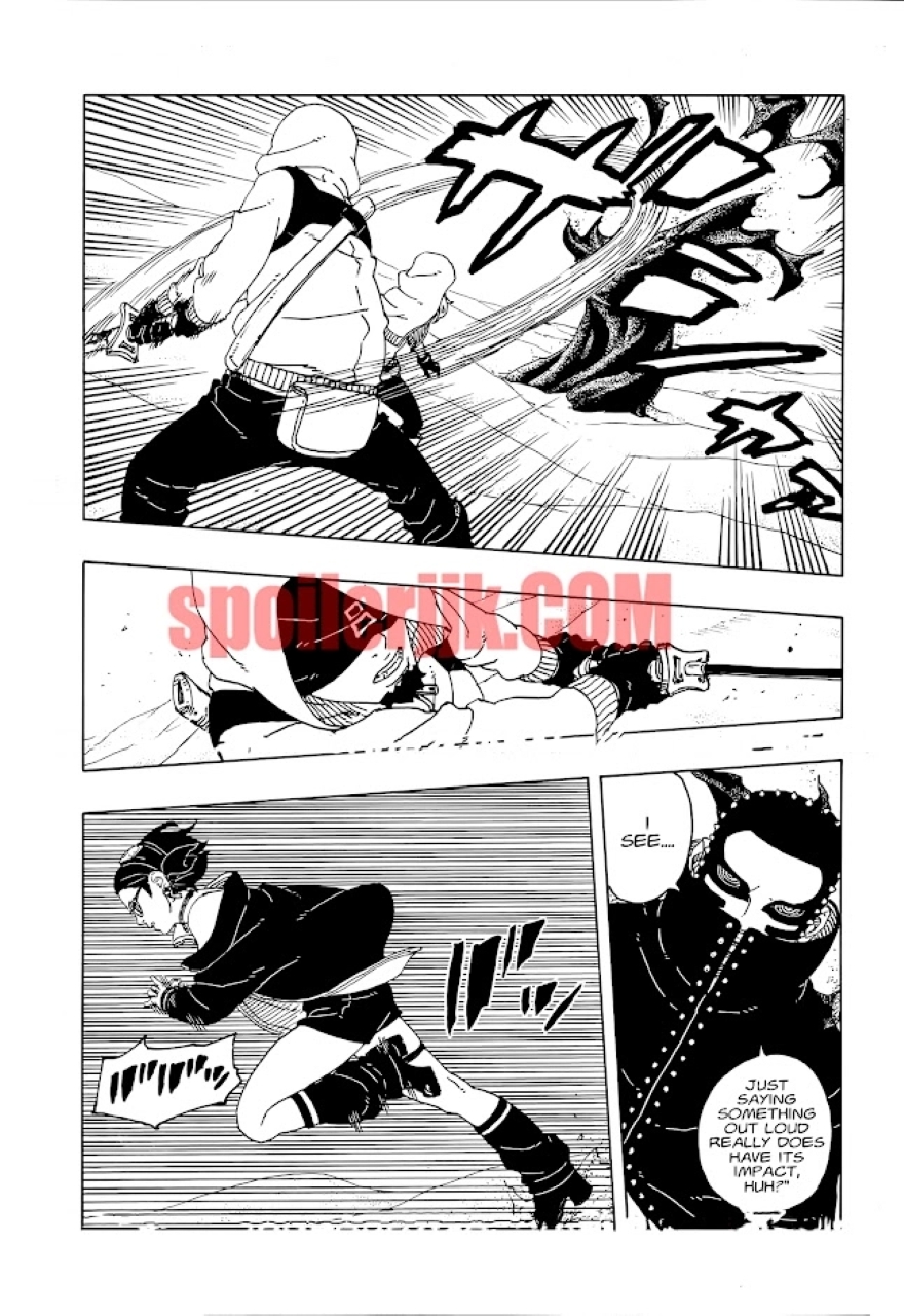 Spoiler Boruto chap 99