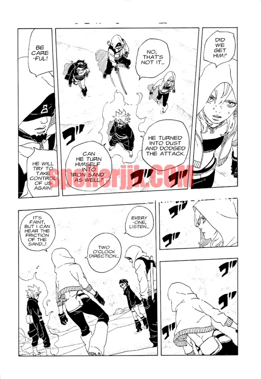 Spoiler Boruto chap 99