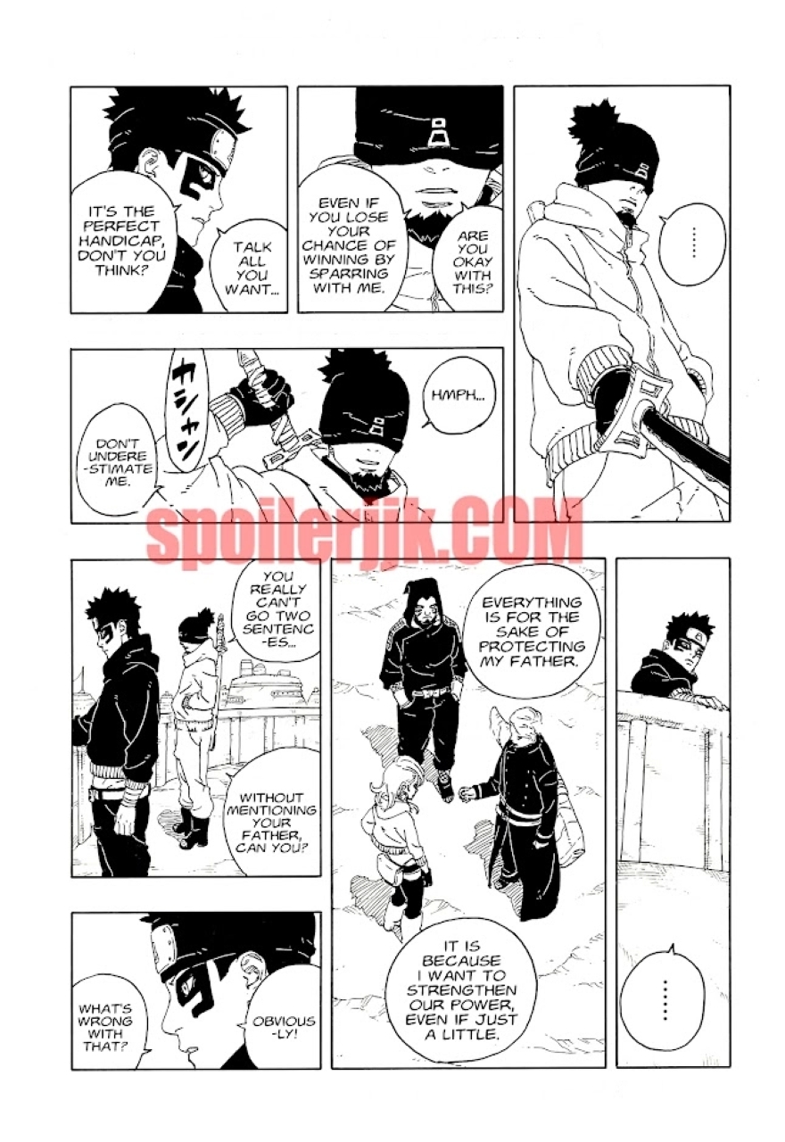 Spoiler Boruto chap 99