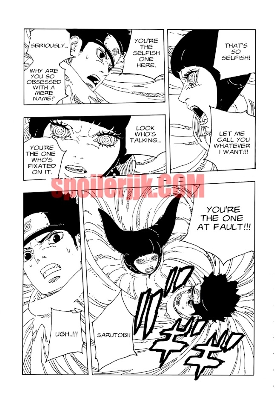 Spoiler Boruto chap 99