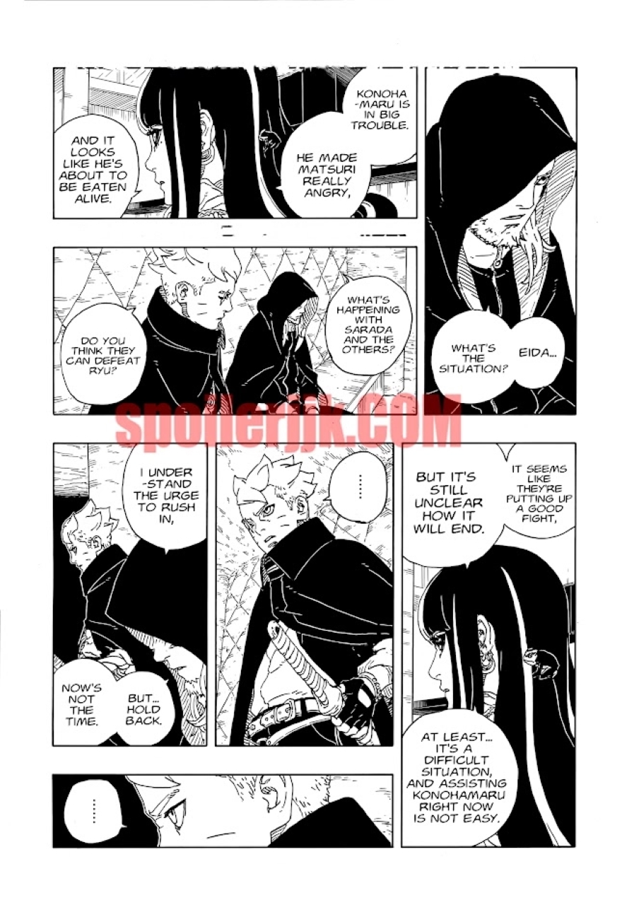 Spoiler Boruto chap 99