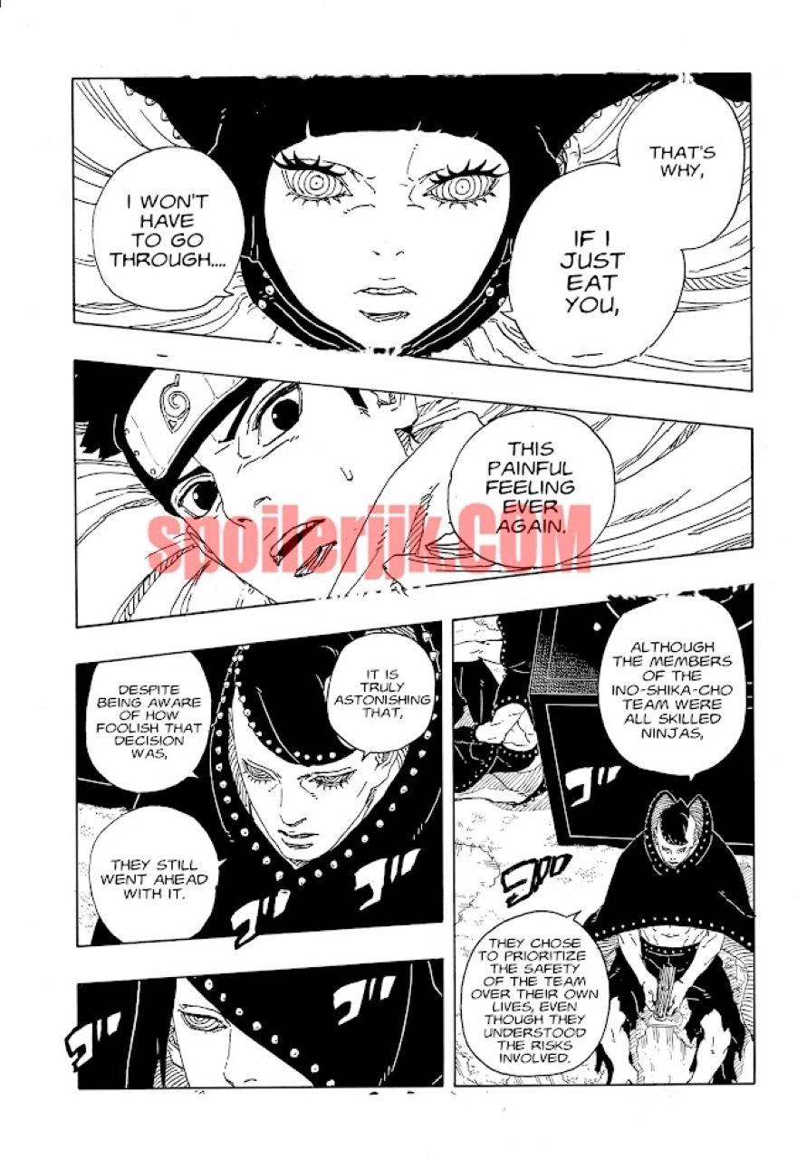 Spoiler Boruto chap 99