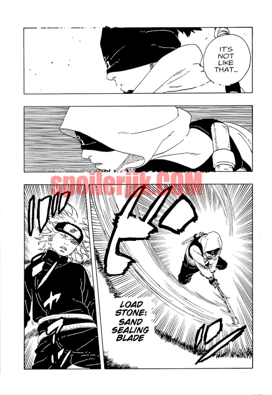 Spoiler Boruto chap 99