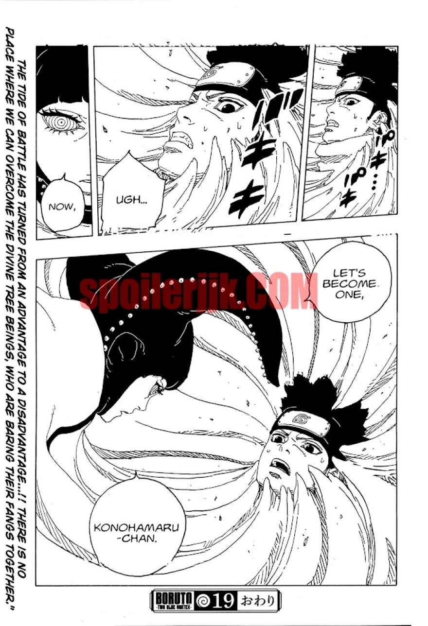 Spoiler Boruto chap 99