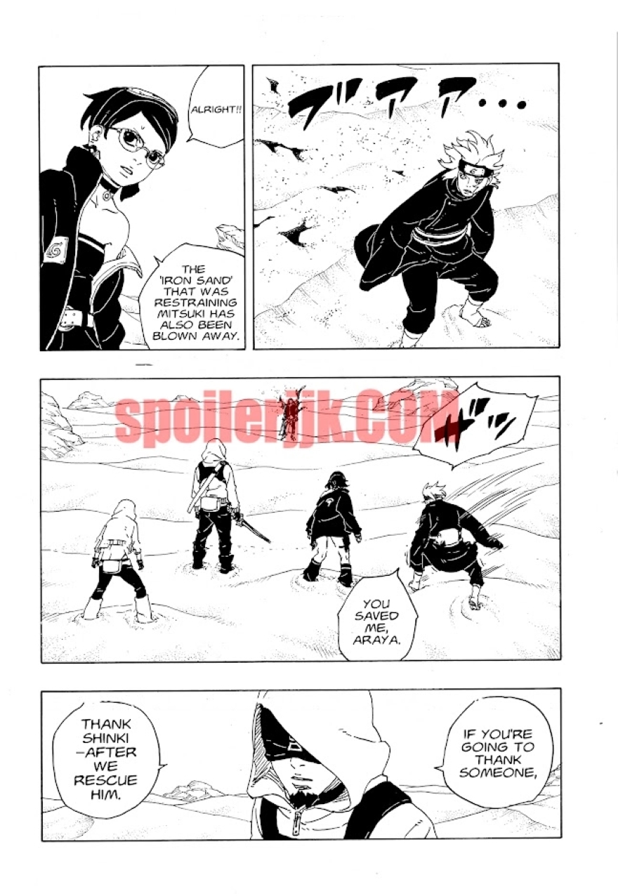 Spoiler Boruto chap 99