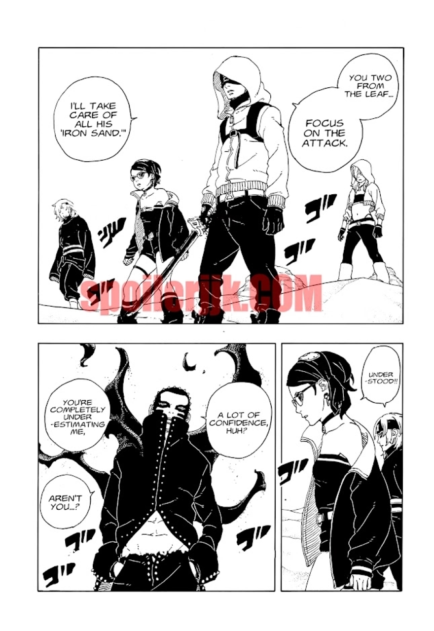 Spoiler Boruto chap 99