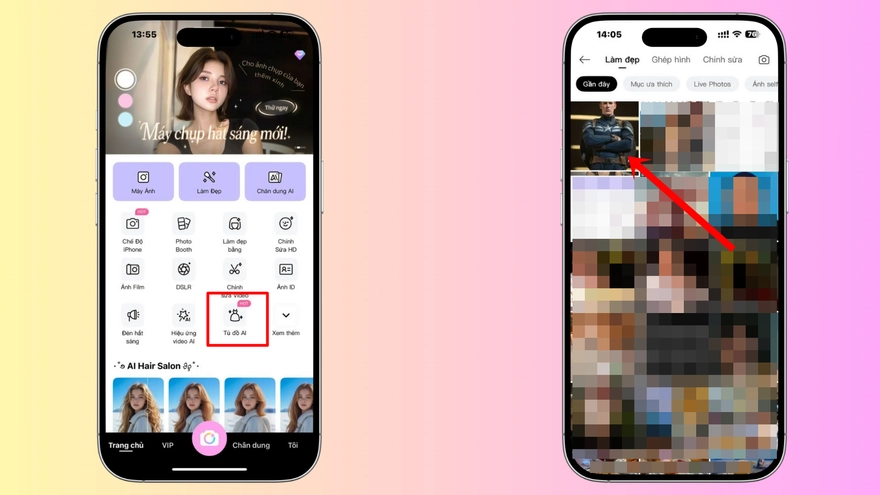 Hướng dẫn tạo ảnh mặc váy gây sốt MXH