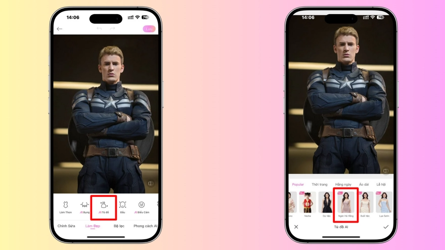 Hướng dẫn tạo ảnh mặc váy gây sốt MXH