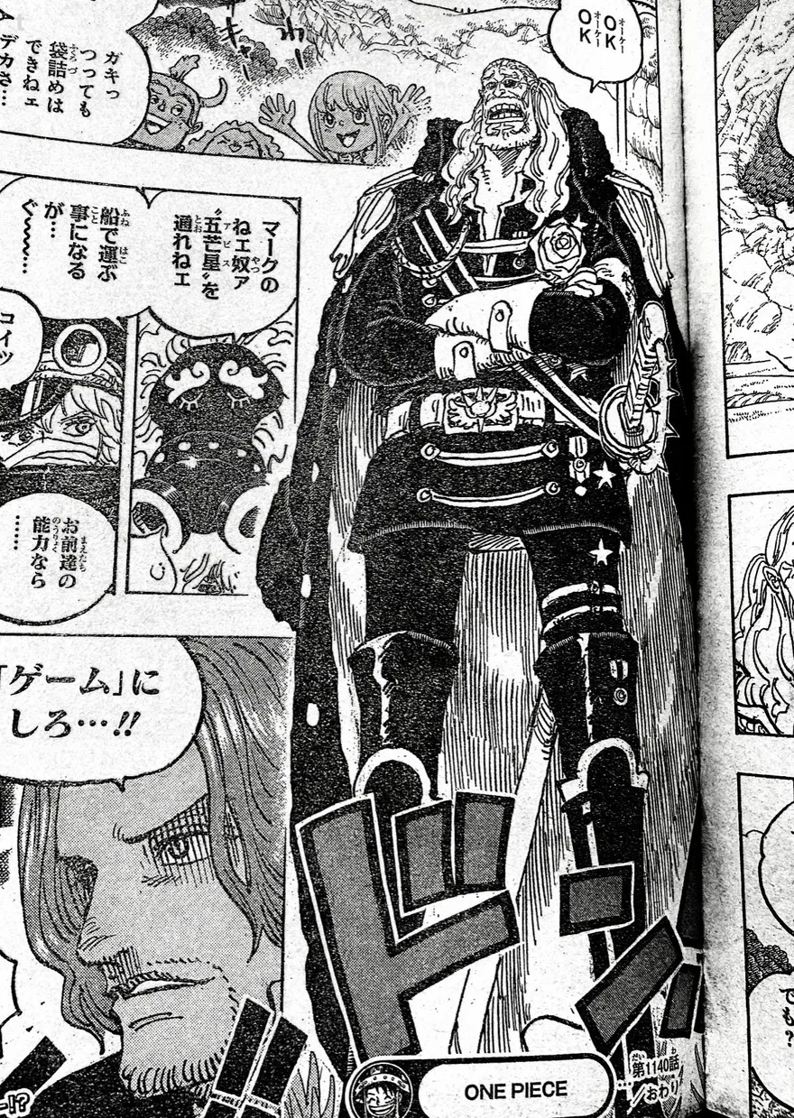 Spoiler One Piece Chap 1140: Trận chiến với huyền thoại Gaban