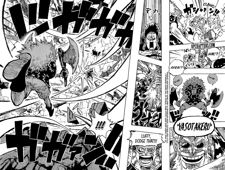 Phân tích One Piece chap 1140: Gaban vs Luffy