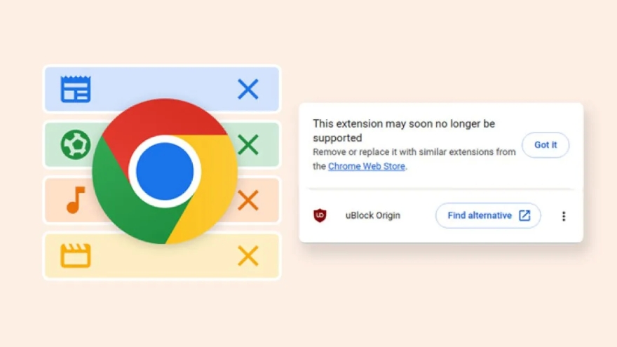 Google khai tử uBlock Origin