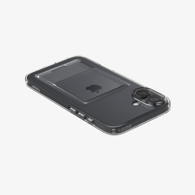 Ốp lưng iPhone 16 Plus Spigen Crystal Slot Crystal Clear