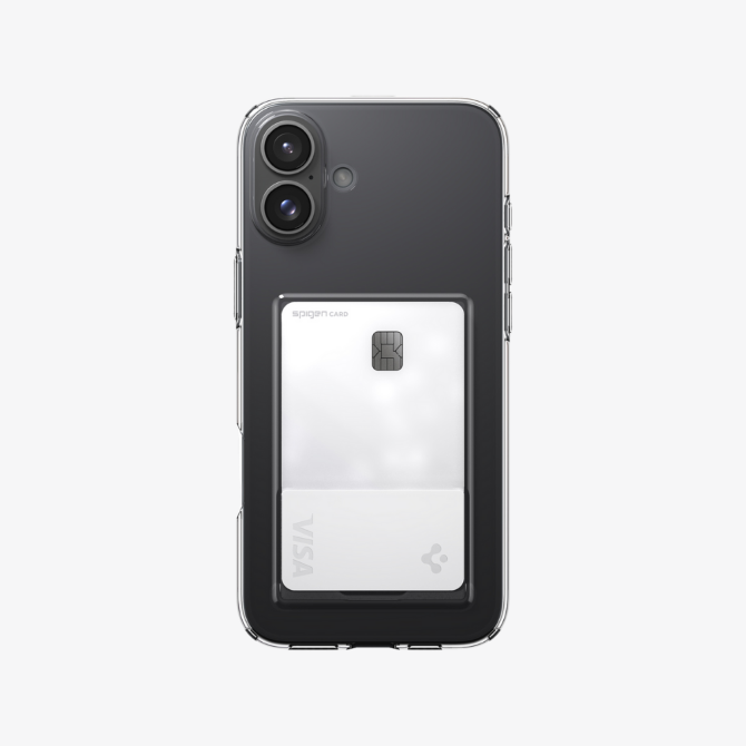 Ốp lưng iPhone 16 Plus Spigen Crystal Slot Crystal Clear