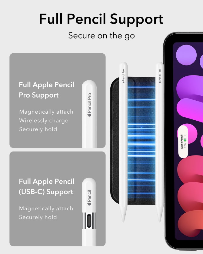 Bao da iPad Mini 6/7 ESR Rebound Magnetic