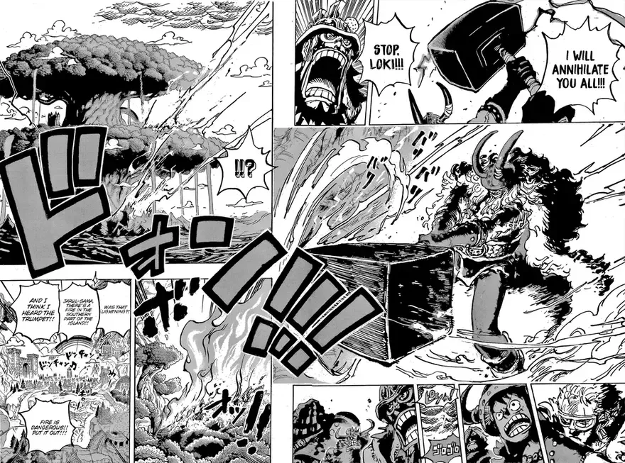 Phân tích One Piece chap 1142: Nika có dải khói đen