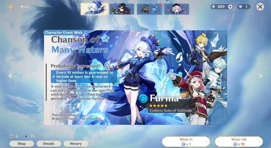 Tổng hợp các banner của Genshin Impact 5.5