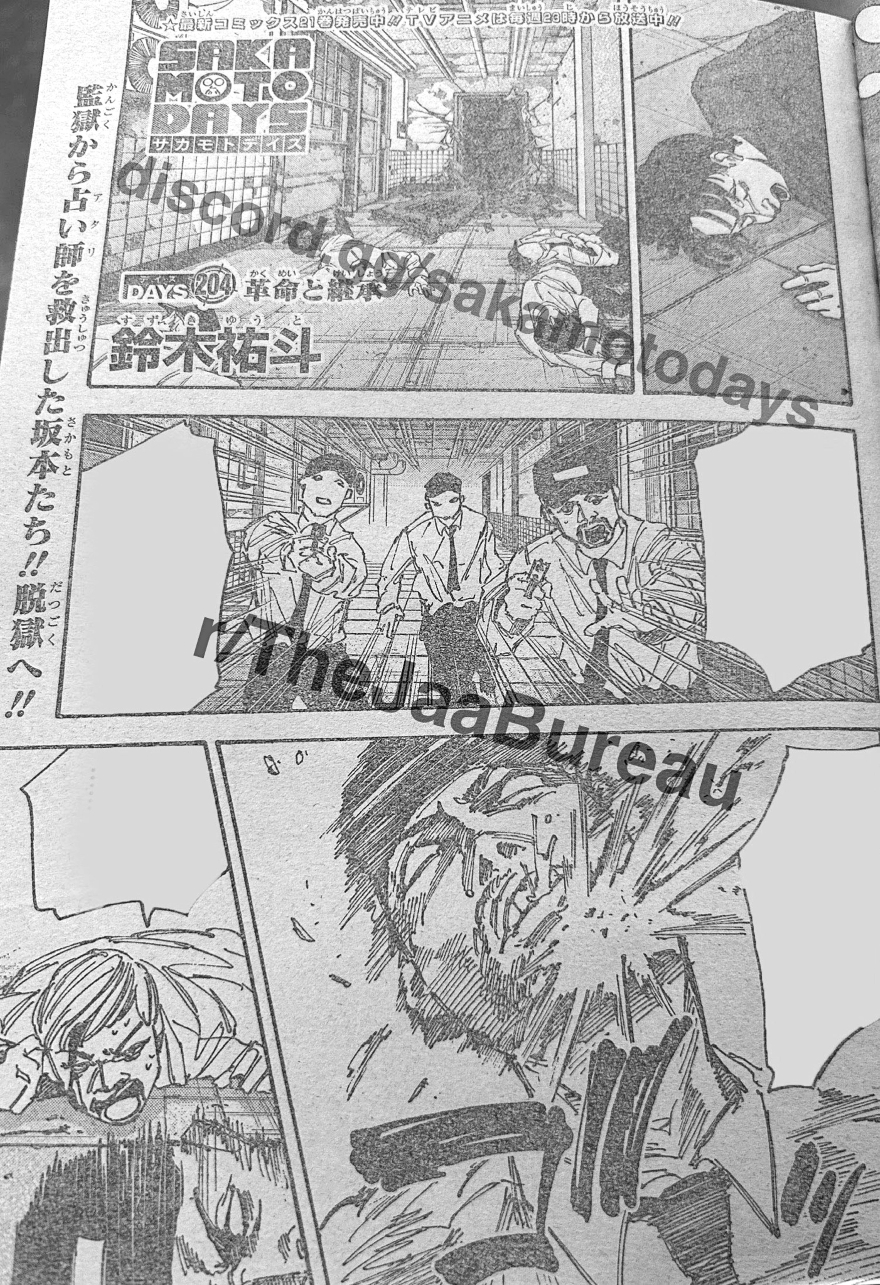 Spoiler Sakamoto Days chap 204