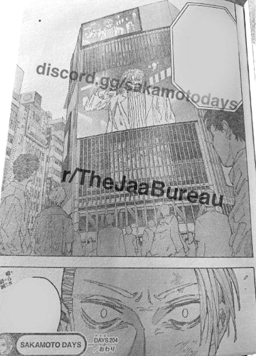 Spoiler Sakamoto Days chap 204
