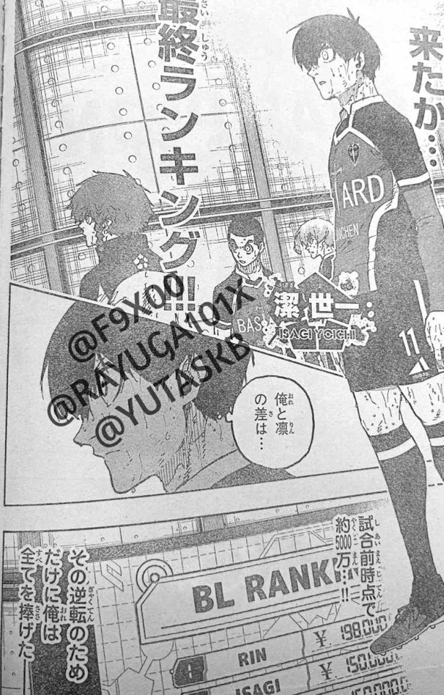 Spoiler Blue Lock chap 295