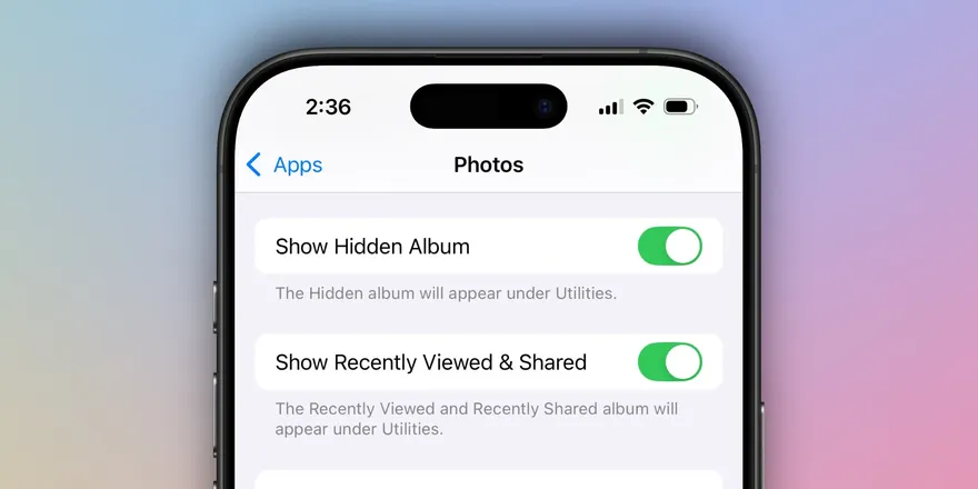 4 tính năng mới của ứng dụng Ảnh trên iOS 18.4