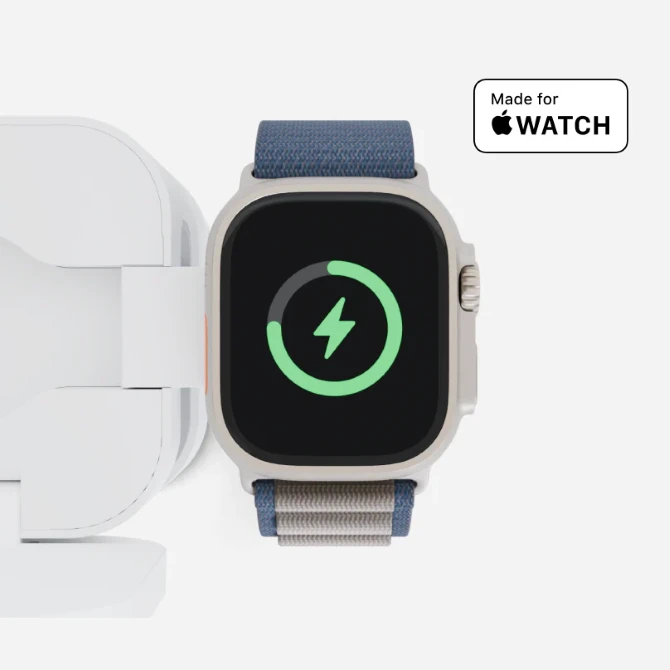 Đế sạc không dây HyperJuice Qi2 3 in 1 Magnetic Charging Stand