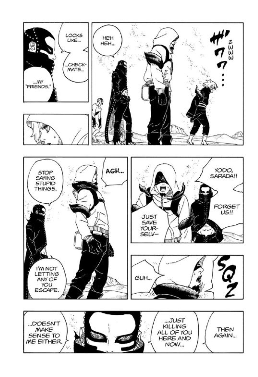 Spoiler Boruto chap 100